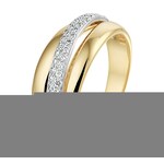 TFT Ring Diamant 0.015ct H SI Bicolor Goud