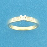 TFT Ring Diamant 0.15ct H SI Bicolor Goud