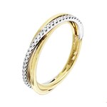 TFT Ring Diamant 0.21ct H SI Bicolor Goud