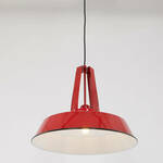 Lightning - donald hanglamp 1-l. Metaal 43cm - rood