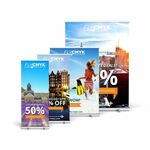 Roll up banner large - perfecte presentatiewand voor beurzen en events drukken