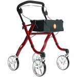 Excel Rollator Virage (6,8 kg) | Binnen rollator | Met duwbeugel | Dienblad | Kleur: Grijs | 24510200
