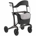Carbon rollator met softwielen | Kies uw kleur : Zwart | MultiMotion