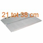 Opvouwbare aluminium oprijplaat 21 tot 38 cm | Kies uw afmeting : Breedte 85 cm