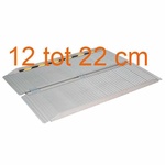 Opvouwbare aluminium oprijplaat 12 tot 22 cm | Kies uw afmeting : Breedte 85 cm