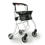 Wheelz Ahead Indoor rollator (5,7 kg) | Binnen rollator | Met dienblad en opbergnetje | Brons/Bruin | WARO004