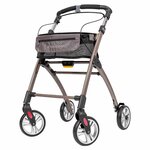 Binnenrollator Roomba (5,6 kg) | Met dienblad en opbergmandje | Duwbeugel | Opvouwbaar | Lichtgewicht rollator | Max. gebruikersgewicht 100 kg | Drive medical