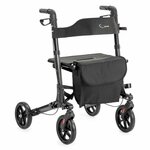 Rollator City Dubbel inklapbaar (7,8 kg) | MultiMotion | Dubbel opvouwbaar | Lichtgewicht | Compact | Antraciet | 10050016