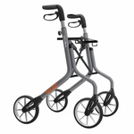 Rollator Let&apos;s Move (5,4 kg) | TrustCare | Lichtgewicht rollator | Zonder remkabels | Kleur: Grijs | TCLMO202