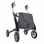 Carbon rollator Ultralight (4,8 kg) | by Acre | Kleur: Groen | Lichtgewicht | Omgekeerde handvatten | Lichtste rollator | Soft banden | byAcre