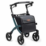 Rollz Flex 2 rollator classic (7,4 kg) | Rollator met grote boodschappentas | Dark Purple | Lichtgewicht rollator | 3010RF0013