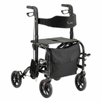 Duo rollator (rollator & rolstoel in 1) | MultiMotion | Maximaal 113 kg | Antraciet | 10050015