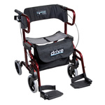 Diamond Deluxe Rollator en Rolstoel in 1 (10,3 kg) | Drive