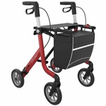 Rollator Streamer (6,2 kg) | Rehasense | Lichtgewicht | Zachte banden | Gesloten tas | Champagne | Large | LRCG60NUP