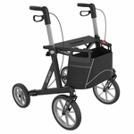 Rollator Explorer Outdoor (9,2 kg) | Rehasense | Buiten rollator | Grote wielen met zachte banden | Large | Maximaal 200 kg | Zwart | ERBKL600