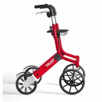 Lichtgewicht rollator Let&apos;s Go Out (6,2 kg) | TrustCare | Rood | Grote wielen | Design | Weggewerkte remkabels | TCOUTRE0130