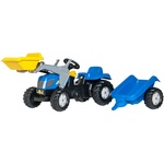 Rolly Toys Traptractor Rollykid Landini Power Farm Junior Blauw