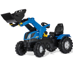 Rolly Toys traptrekker met voorlader - New Holland rollyFarmtrac