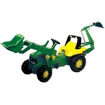 Rolly toys Traptractor RollyKiddy Futura junior groen/zwart