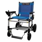 SplitRider Elektrische opvouwbare rolstoel (12 kg) | Rolstoel met joystick | Zwart | Geschikt voor het vliegtuig | e-AS0001 | e-Ability