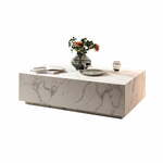 Salontafel Esma Wit 90x90x35cm