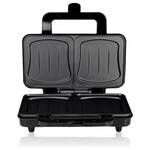 DOMO Snack Party Sandwich toaster Anti-aanbaklaag, Controlelampje Groen