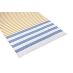 Byrklund hamamdoek blauw geel 100x180cm