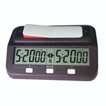 HQT101 Plastic schaakklok Go Chess Timer (rode wijn)