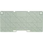 tectake - 2 stuks kamerscherm ruimtedelers grijs - 403556