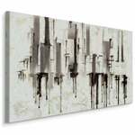Schilderij - Pilaren, prachtig abstract schilderij, print op canvas