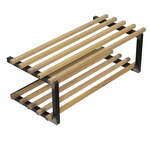 Gorillz Unify - Schoenenbank Met opbergruimte - Schoenenrek - Schoenenkast - 8 Paar - 80 cm Opbergrek - Zwart