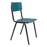 Zuiver Eetkamerstoel 'Back to School' Matte, kleur Petrol