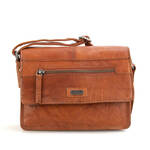 Spikes en Sparrow Crossbody Schoudertas met Overslag Zwart