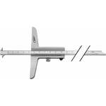 Helios Preisser Diepteschuifmaat | 300 mm | getrapte meetrail 8 x 3 mm | 1 stuk - 0292502 0292502