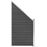 Duofuse | Composiet poort/deur | 200 cm | Graphite Black