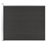 Bamboe schutting poortdeur zwart 100 x 200 cm x 18-28 mm