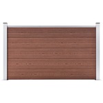 Hout beton schutting Douglas/antraciet 200x190cm (per set)