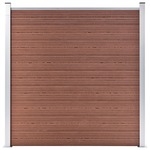 Hout beton schutting hardhout/antraciet II 200x190cm (per set)