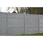 Beton schutting Rockstone dubbelzijdig 200x231cm