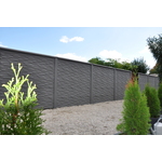 Betonschutting schutting Mountain dubbelzijdig 200x231cm