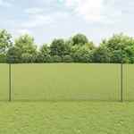 Schuttingpalen 22 stuks U-Channel Grijs 140 cm Staal