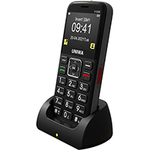 Denver Senioren Mobiele Telefoon - Grote Toetsen - Oplaadstation - Dual SIM - GSM - Simlockvrij - SOS knop - BAS18500MEB