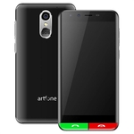 Artfone CF241A Senioren Flip Telefoon - Dual SIM, SOS - Zwart