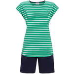 Organisch katoen blauwe shortama