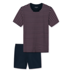 Schiesser Schiesser heren Shortama 171093 donkerblauw