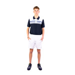 * Code8 by XXX COLLECTION Heren short met mesh - Blauw (S-2XL-3XL)