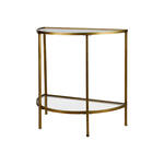 HSM Collection sidetable SoHo - bruin/zwart - 60x45x75 cm - Leen Bakker