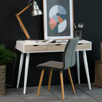 Bendt Sidetable 'Lua' metaal 100cm, kleur Zwart