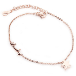 Cilla Jewels enkelband Lucky Star Rose Goud