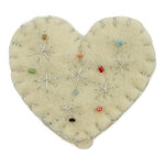 Vilten Broche Sneeuwpop